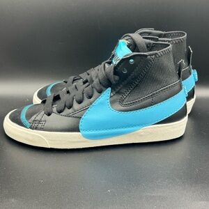 Nike Blazer Mid '77 Jumbo Swoosh Men 9.5   White Black Retro Sneakers brand new
